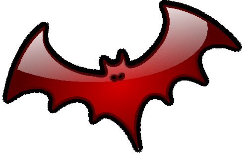 Siluetas de murciélago para Halloween
